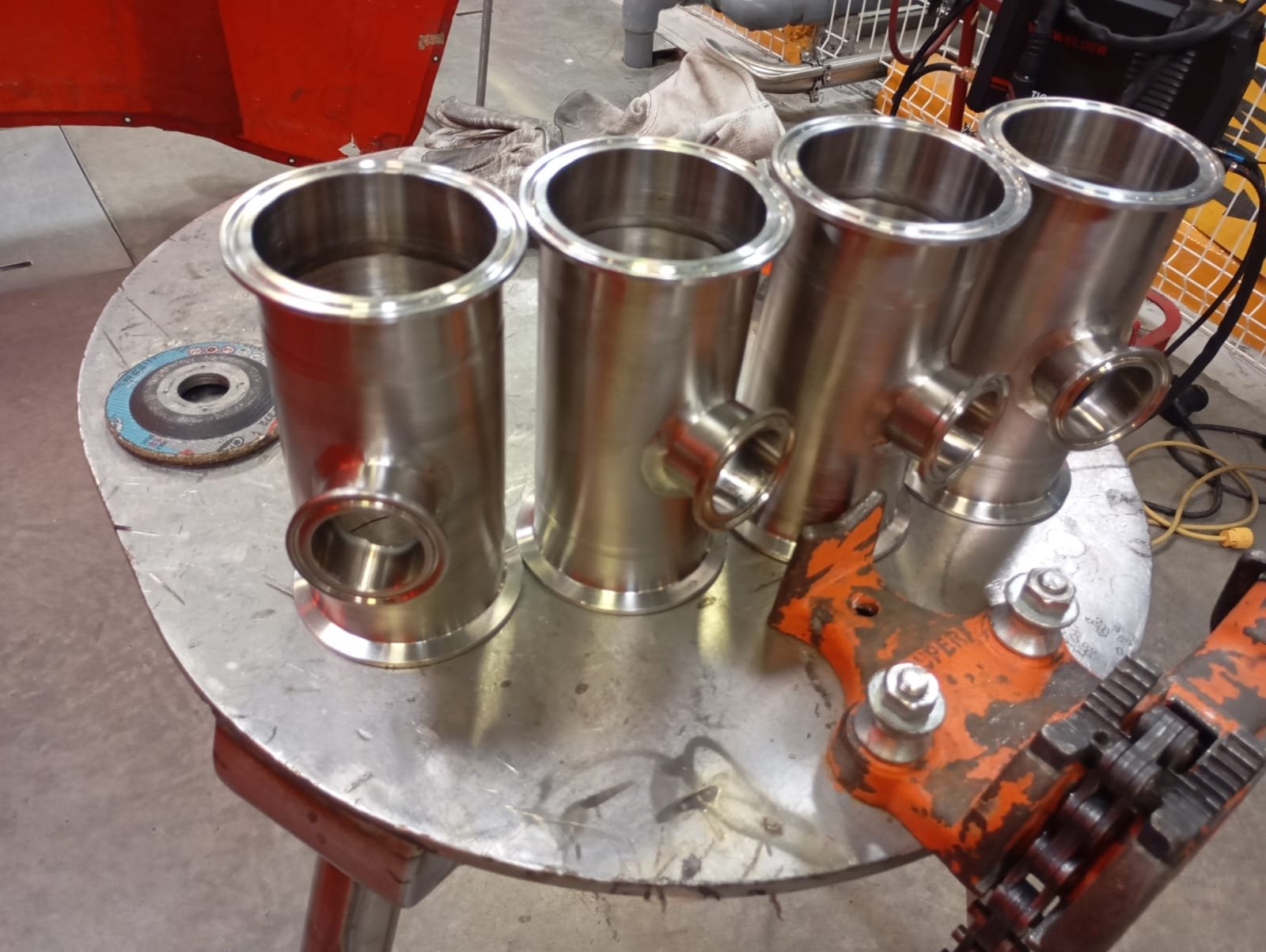 tuberías de acero inoxidable fabricadas por DIISA